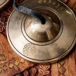 【最高級品質】スーペリア ディンシャ 真言彫り 特大 直径：約8.7cm 640g程度 - サブ3