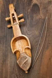 ネパールのサーランギ ナチュラル(ID-SARANG-6)