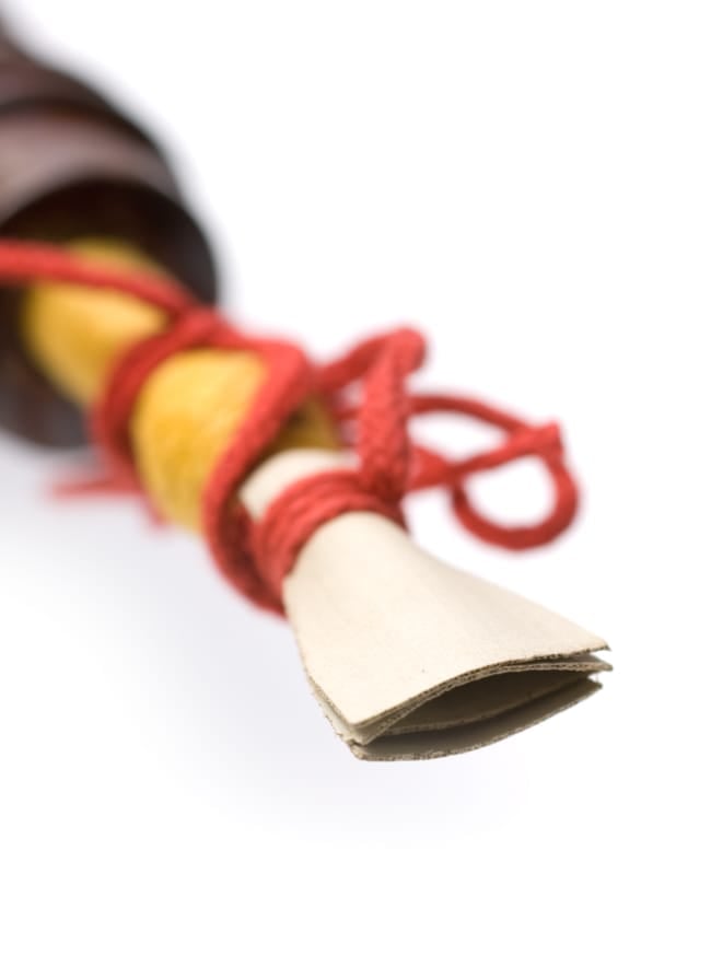 シャハナーイ(中)の商品写真 5枚目 ダブルリードの管楽器です。