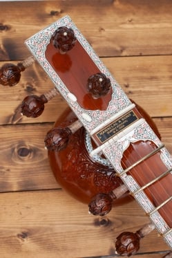 一流メーカー製シタールセット（ダブルトゥンバ）（Kanailal ＆ Sons） - サブ2