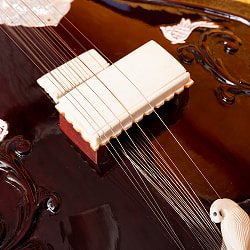 【Kanailal＆Sons製】ヴィラヤットカーンスタイル シタールセット（グラスファイバーケース） - サブ5