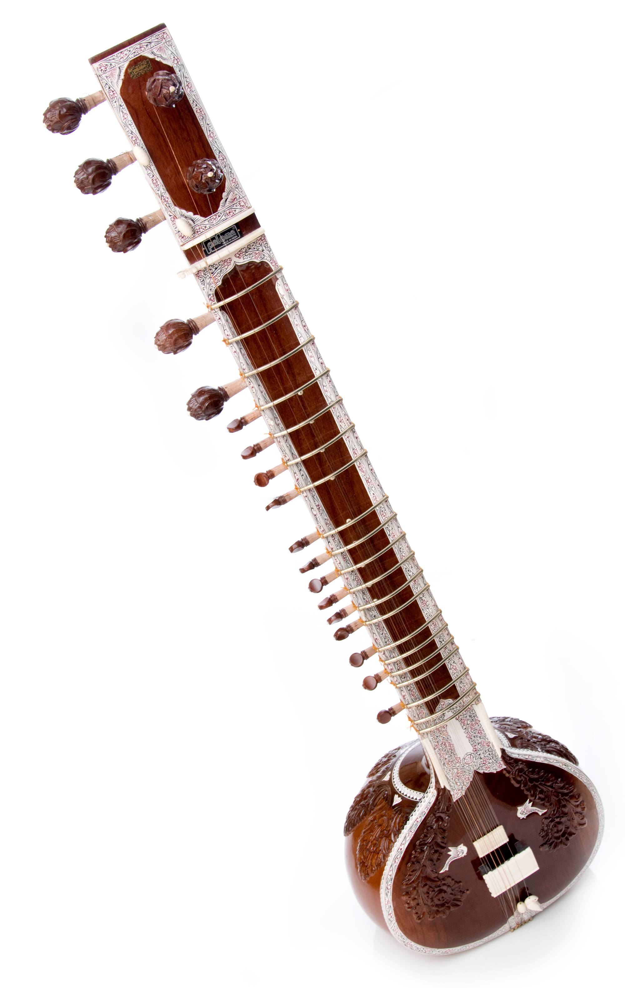 【送料無料】 【PALOMA社製】高級シタールセット（グラスファイバーケース） / Sitar インド 楽器 弦楽器 民族楽器 インド楽器 エスニッ