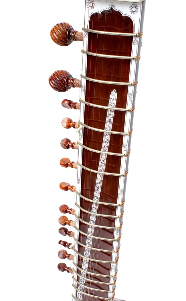 練習用シタールセット(グラスファイバーケース) 4 - 真ん中あたりを撮影しました