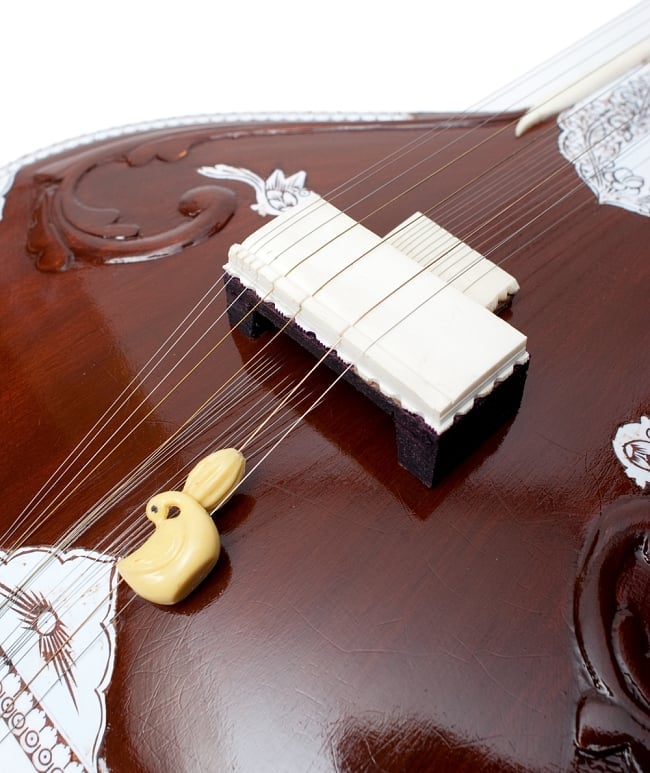 練習用シタールセット(グラスファイバーケース) 6 - ジャワリの部分です