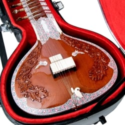 【Kartar Music House社製】シタールセット（グラスファイバーケース） - サブ2