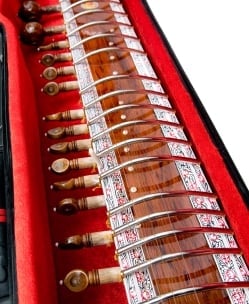 【Kartar Music House社製】シタールセット（グラスファイバーケース） - サブ4