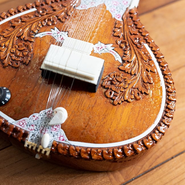 【ニス剥がれあり・ポッド難ありの訳あり品】【Kartar Music House社製】エレクトリックシタールセット(グラスファイバーケース) 14 - 例写真です