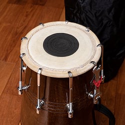 【PALOMA社製】ドーラク(Dholak) インドの両面太鼓 ボルト締め高級タイプ【大】 - サブ4