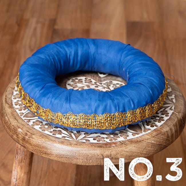 タブラとバヤンの台座〔単品〕 シンギングボウルのリングへも 6 - No.3