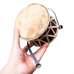 ネパールの民族打楽器 ダムルー - サブ5