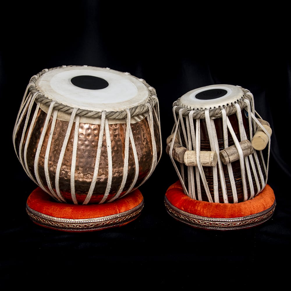 【送料無料】 タブラ フルセット 銅 槌目仕上げ / CD DVD 民族楽器 インド楽器 エスニック楽器 ヒーリング楽器