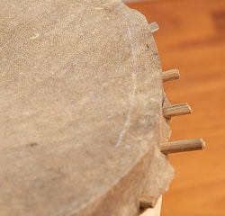 ネパールの民族打楽器 ダンプ タマン ドラム Damphu-Tamang-Drum 26cm  - サブ3