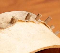 ネパールの民族打楽器 ダンプ タマン ドラム Damphu-Tamang-Drum 26cm  - サブ5