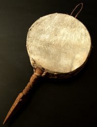 ネパール・チベットの太鼓 - ガ(rnga) ディヤングロ(Dhyāngro)(ID-TBLC-67)