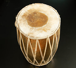 ネパールの民族打楽器 ディマイ Dhimay 28cm 【1点物・再入荷なし】 - サブ4