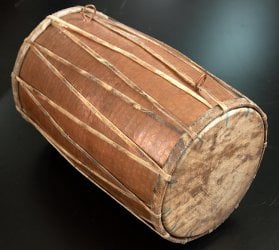 ネパールの民族打楽器 ディマイ Dhimay 24cm 【1点物・再入荷なし】(ID-TBLC-69)