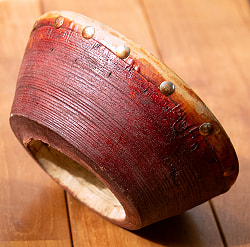 ネパールの民族打楽器 カインジャディ Khaijadi-Khañjari-खैजडी - サブ5