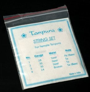 タンプーラ弦 女性声楽用・男性声楽用(ID-TPL-14)