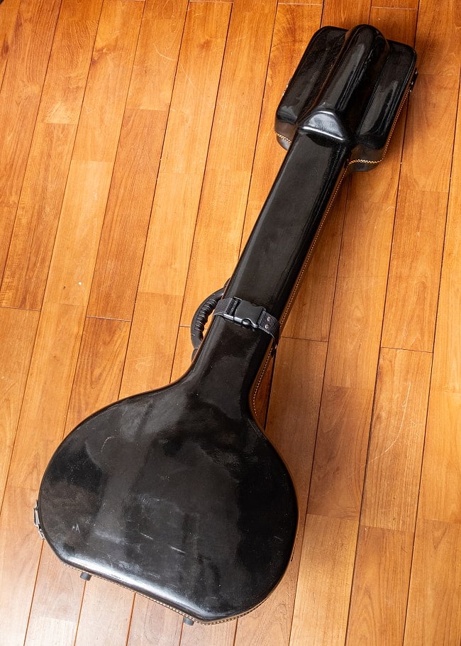 タンプーラ 〔全長約130cm〕 インド古典音楽 声楽用ドローン楽器 ハードケース付き 16 - しっかりとしたケース付き