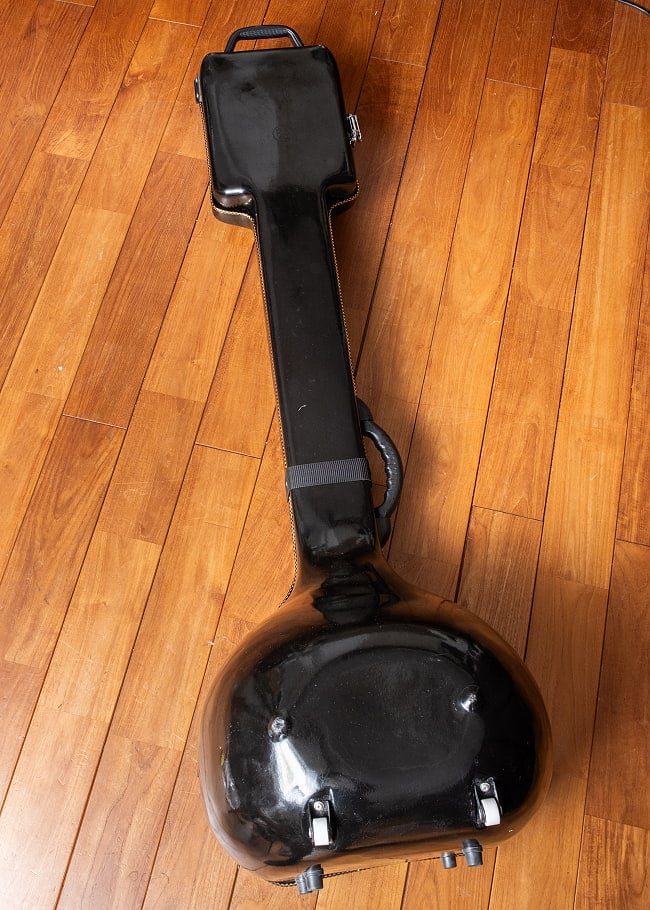 タンプーラ 〔全長約130cm〕 インド古典音楽 声楽用ドローン楽器 ハードケース付き 17 - 裏面の写真です