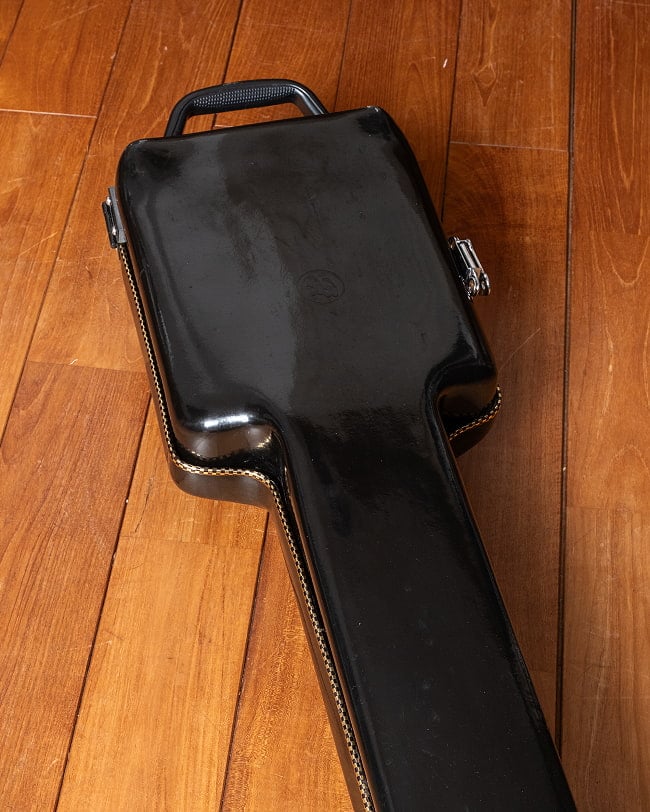 タンプーラ 〔全長約130cm〕 インド古典音楽 声楽用ドローン楽器 ハードケース付き 18 - 拡大写真です