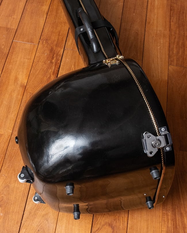 タンプーラ 〔全長約142cm〕 インド古典音楽 声楽用ドローン楽器 大型モデル ハードケース付き 19 - トゥンバ部分です