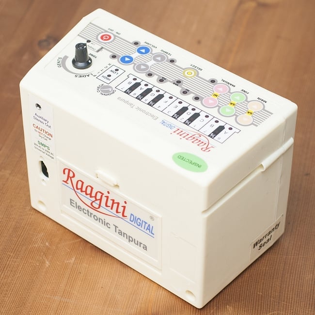 タンプーラマシン - Ragini Digital Electric Tanpula 3 - 背面側をみてみました。