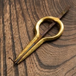 ネパールの真鍮製口琴[約10cm]