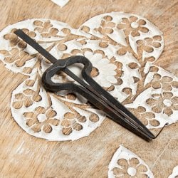 ネパールの鉄製口琴 - [約12cm]