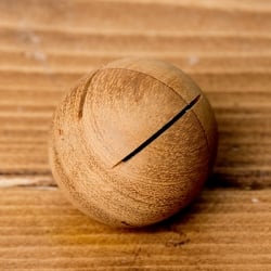 【お得な2個セット】ナチュラルエッグシェイカー[丸型] - サブ3