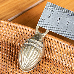 【5個セット】 インドの鈴　アーモンド・グングル　【5.5cm】 - サブ5