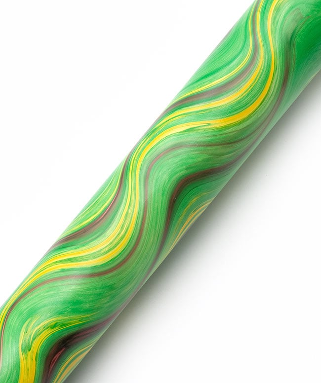 PVC製サイケデリックディジュリドゥ 緑の商品写真 3枚目