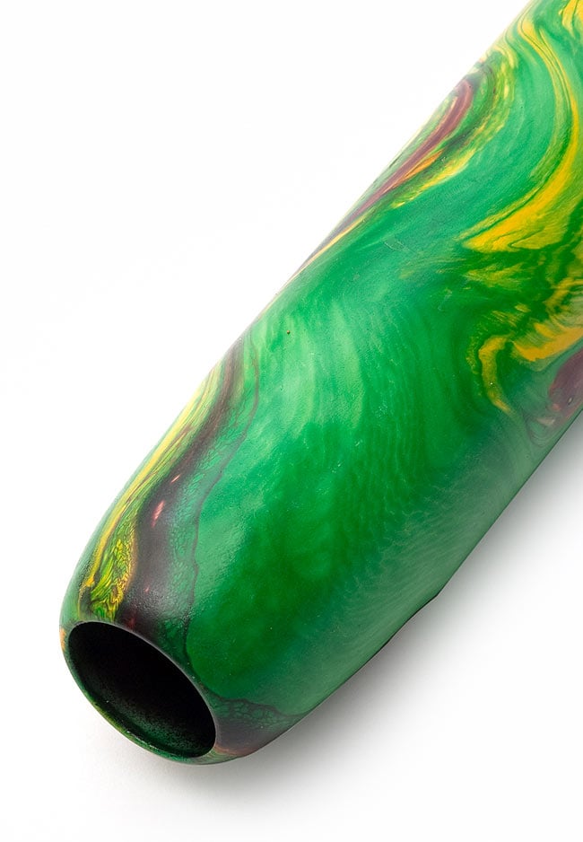 PVC製サイケデリックディジュリドゥ 緑の商品写真 4枚目