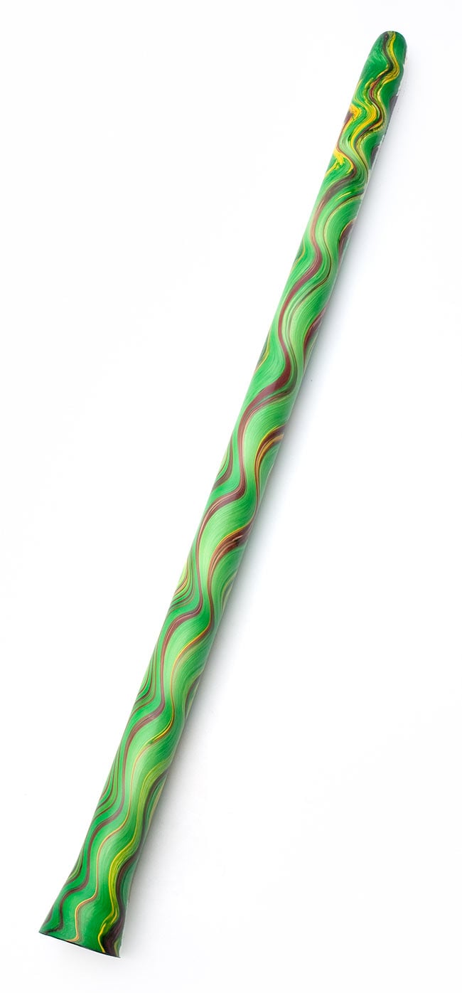 PVC製サイケデリックディジュリドゥ 緑の商品写真 1枚目