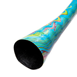 PVC製サイケデリックディジュリドゥ 145cm - サブ3