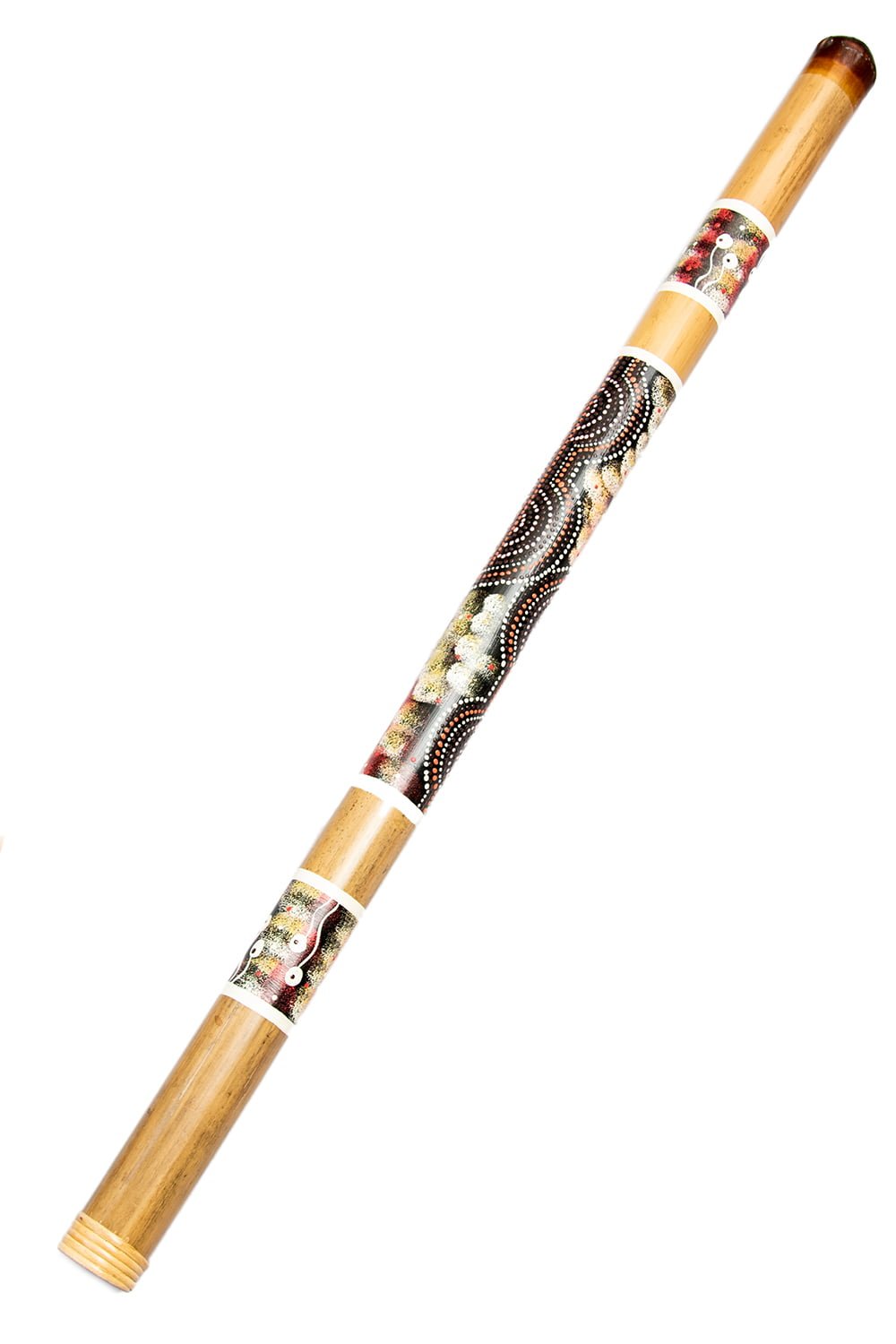 ハンドペインティング バンブーディジュリドゥ 120cm / オーストラリア インドネシア 楽器 管楽器 民族楽器 アボリジニ ディジリドゥ イ