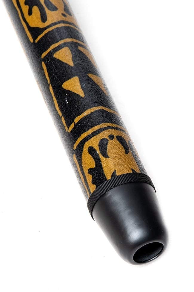 PVC製サイケデリックディジュリドゥ 2 - 吹き口の写真です。