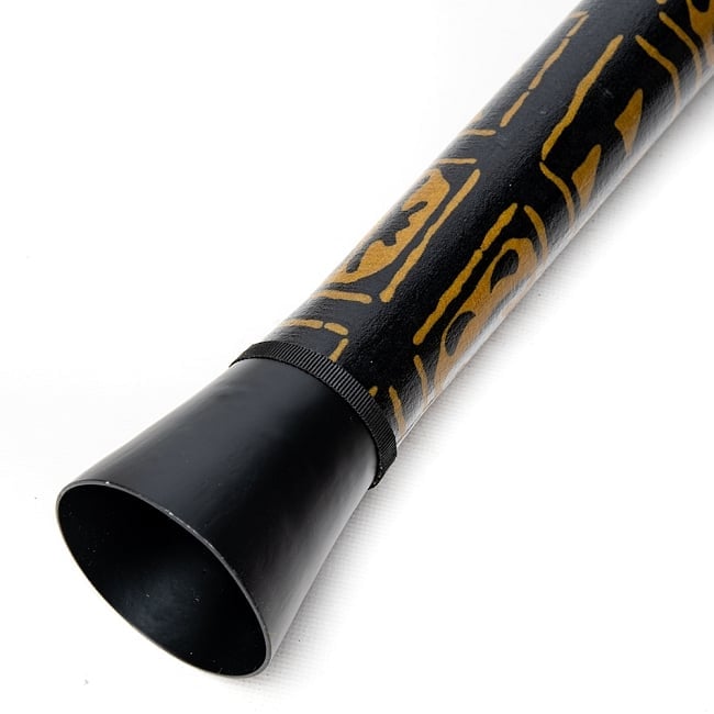 PVC製サイケデリックディジュリドゥ 5 - ボトム部の写真です。