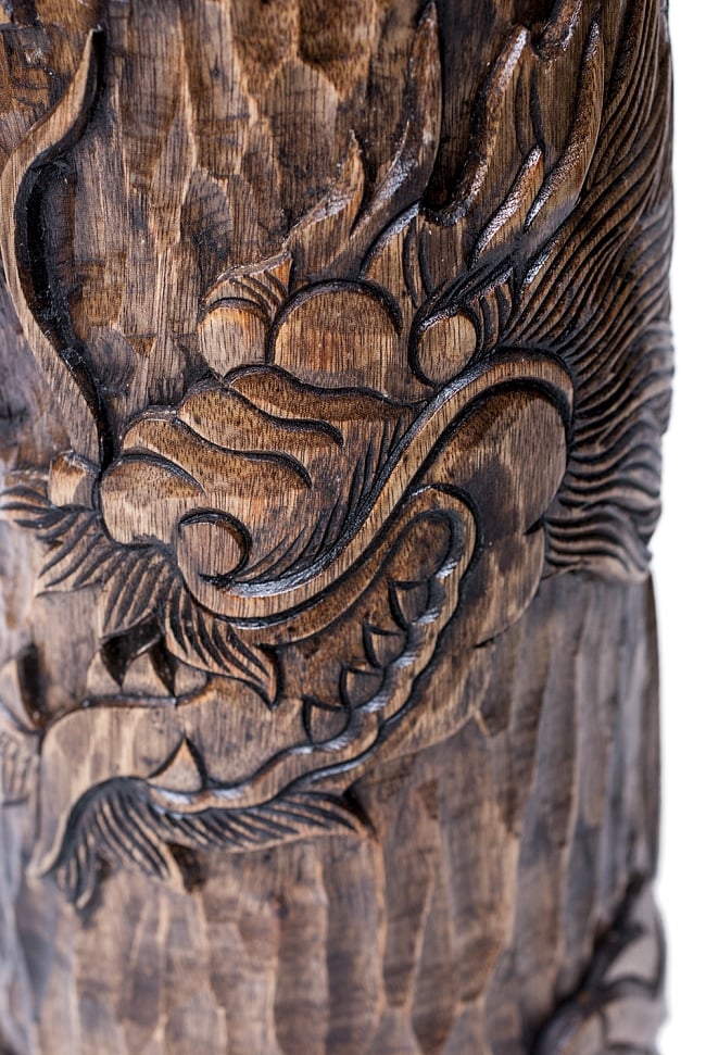ドラゴン彫刻ジャンベ (高さ 80cm 直径 31cm) 5 - 楽器としても、インテリアとしても魅力的ですね。