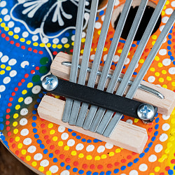 7弦 ココナッツカリンバ〔鮮やかドットペイント〕 - サブ3