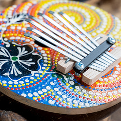 7弦 ココナッツカリンバ〔鮮やかドットペイント〕 - サブ5