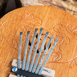 7弦 ココナッツカリンバ〔彫り模様入り〕 - サブ2