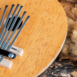 〔少し大きめ〕7弦 ココナッツカリンバ〔シンプル木目〕 - サブ4