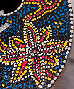 7弦ココナッツカリンバ 【紅葉柄】 - サブ3