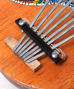 7弦ココナッツカリンバ 【青海・緑道柄】 - サブ4