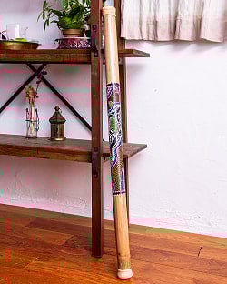 〔ドットペイント 約100cm〕レインスティック 雨音 波音のする楽器　民族楽器 - サブ2