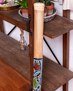 〔ドットペイント 約100cm〕レインスティック 雨音 波音のする楽器　民族楽器 - サブ3