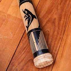 〔彫刻入り 約30cm〕レインスティック 雨音 波音のする楽器　民族楽器 - サブ5