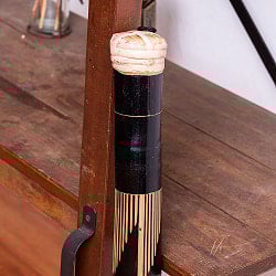 〔彫刻入り 約60cm〕レインスティック 雨音 波音のする楽器　民族楽器 - サブ4