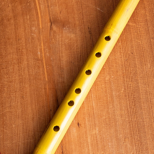 ベトナムの竹笛 - 縦笛 45cm 4 - 指板になります。